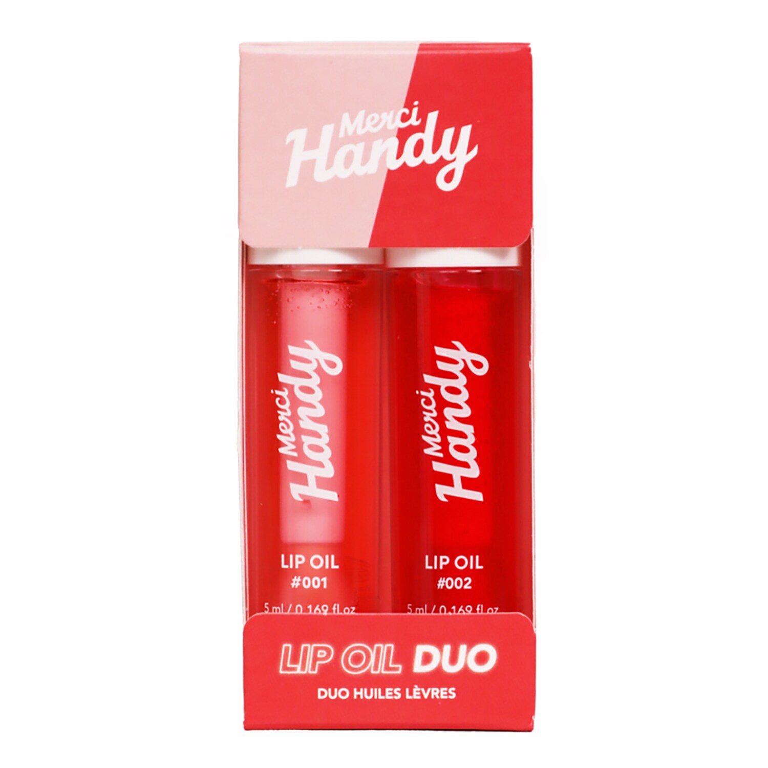 Merci Handy - Zestaw Lip Oil Duo — Olejki Do Ust - Lip Oil Duo - Dla Kobiet